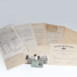 J. Robert Oppenheimer Typed Letter Signed. [WITH] Related Manhattan Project Ephemera.