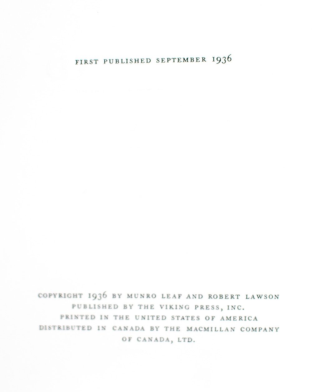 The Story of Ferdinand.