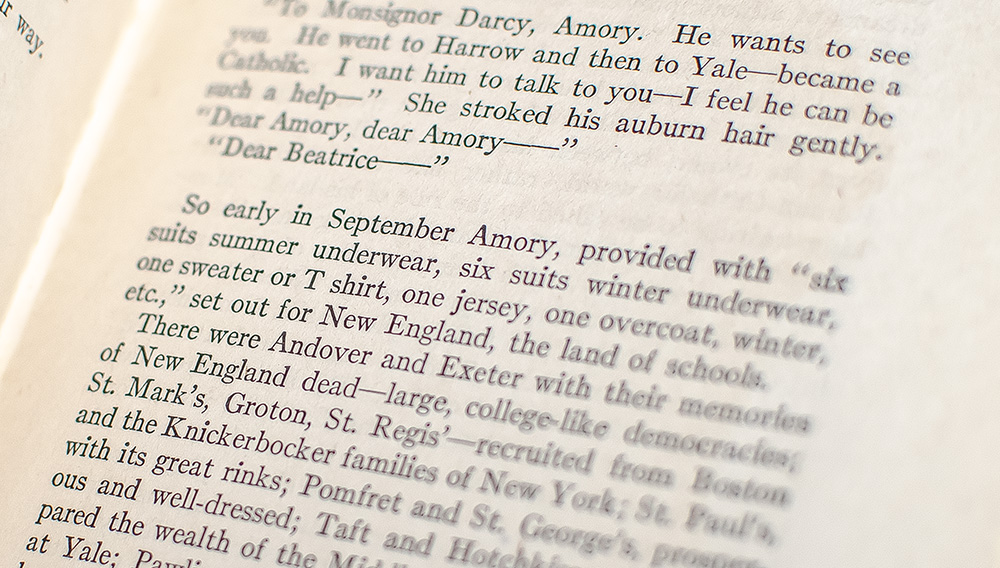 This Side of Paradise.