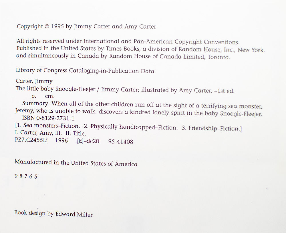 The Little Baby Snoogle-Fleejer.