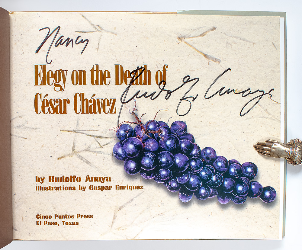Elegy on the Death of César Chávez.