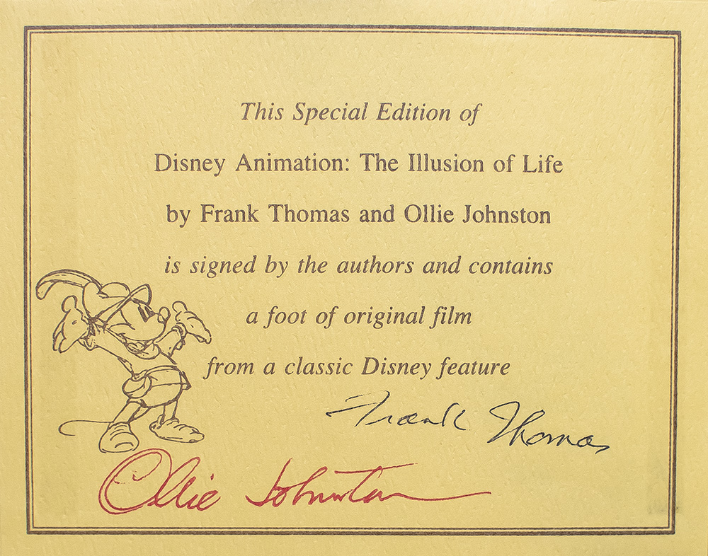 Disney Animation: The Illusion of Life.