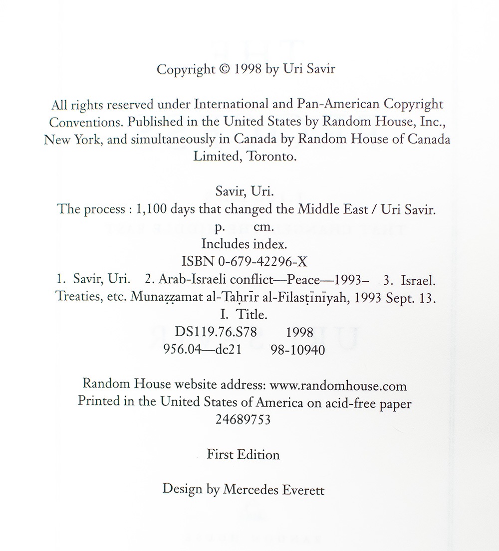 The Process: 1,100 Days That Changed the Middle East.