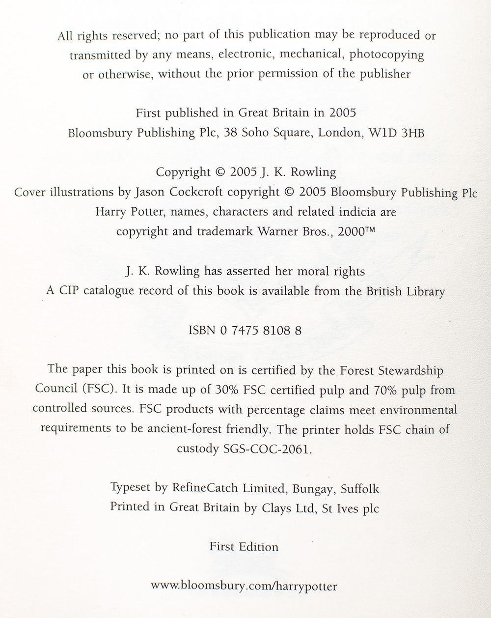 Harry Potter and the Half-Blood Prince.