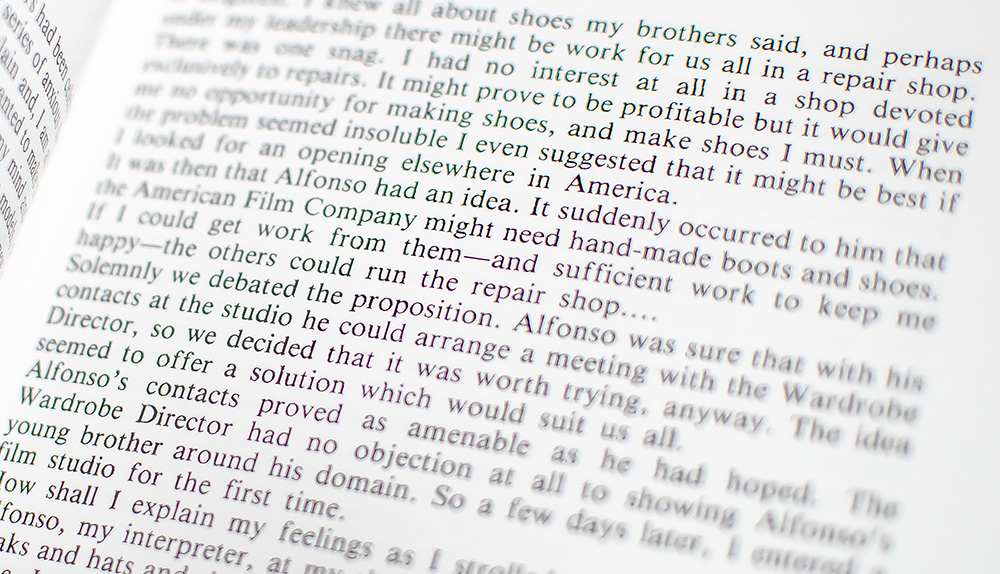 Shoemaker of Dreams: The Autobiography of Salvatore Ferragamo.