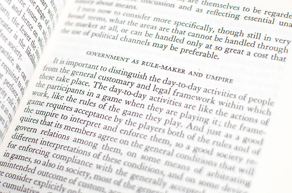 Capitalism and Freedom.