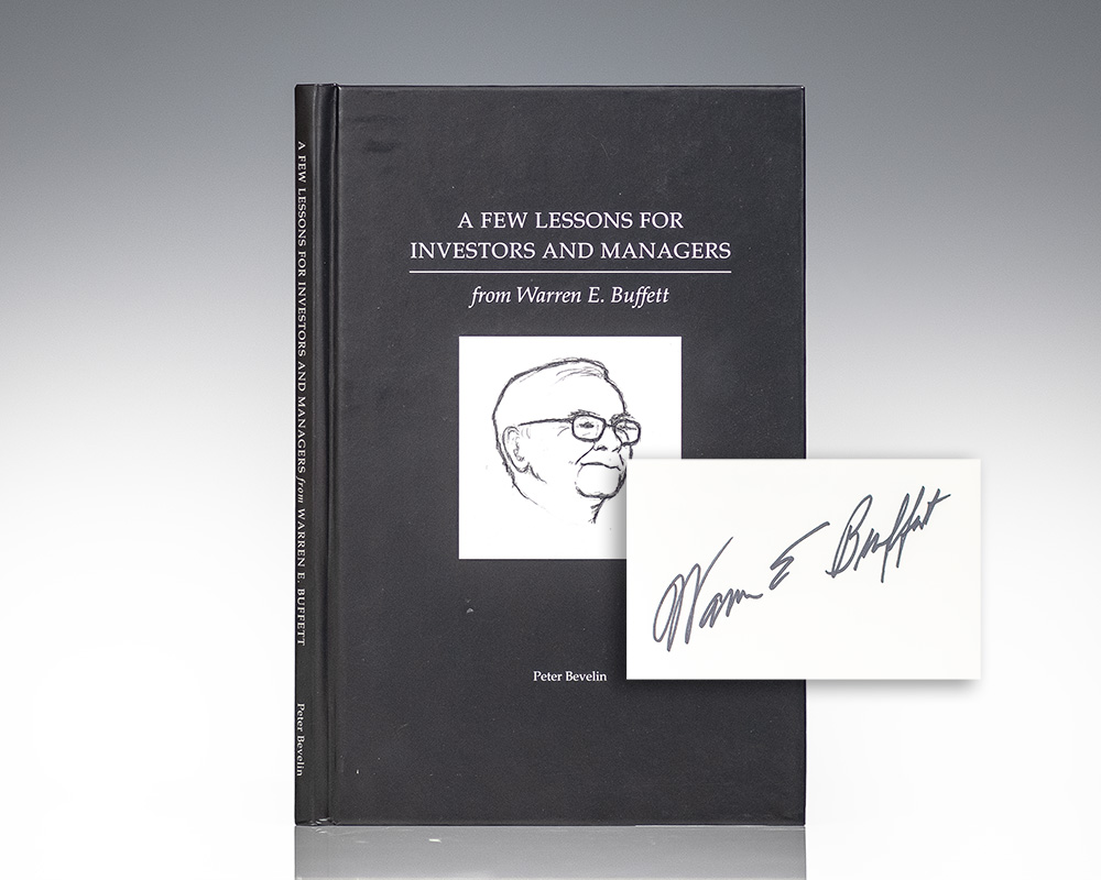 A Few Lessons for Investors and Managers From Warren Buffett.