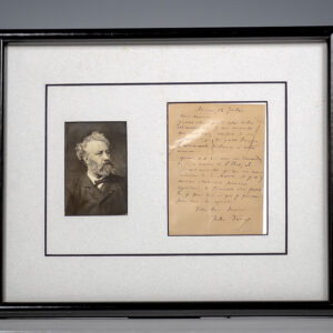 Jules Verne Autograph Letter Signed.