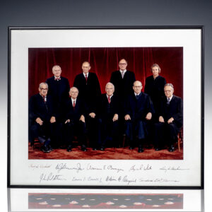 Warren E. Burger Supreme Court Signed Photograph.