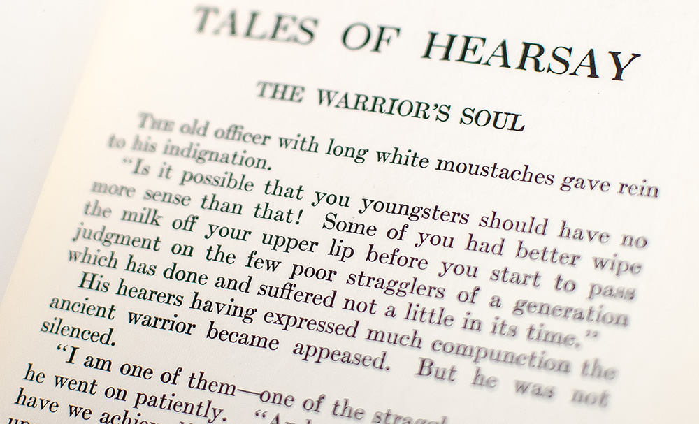Tales of Hearsay.