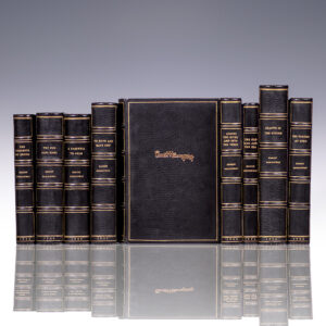 The Novels of Ernest Hemingway. [The Torrents of Spring; The Sun Also Rises; A Farewell to Arms; To Have and Have Not; For Whom the Bell Tolls; Across the River and Into the Trees; The Old Man and the Sea; Islands in the Stream; Garden of Eden].