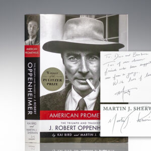 American Prometheus: The Triumph and Tragedy of J. Robert Oppenheimer.
