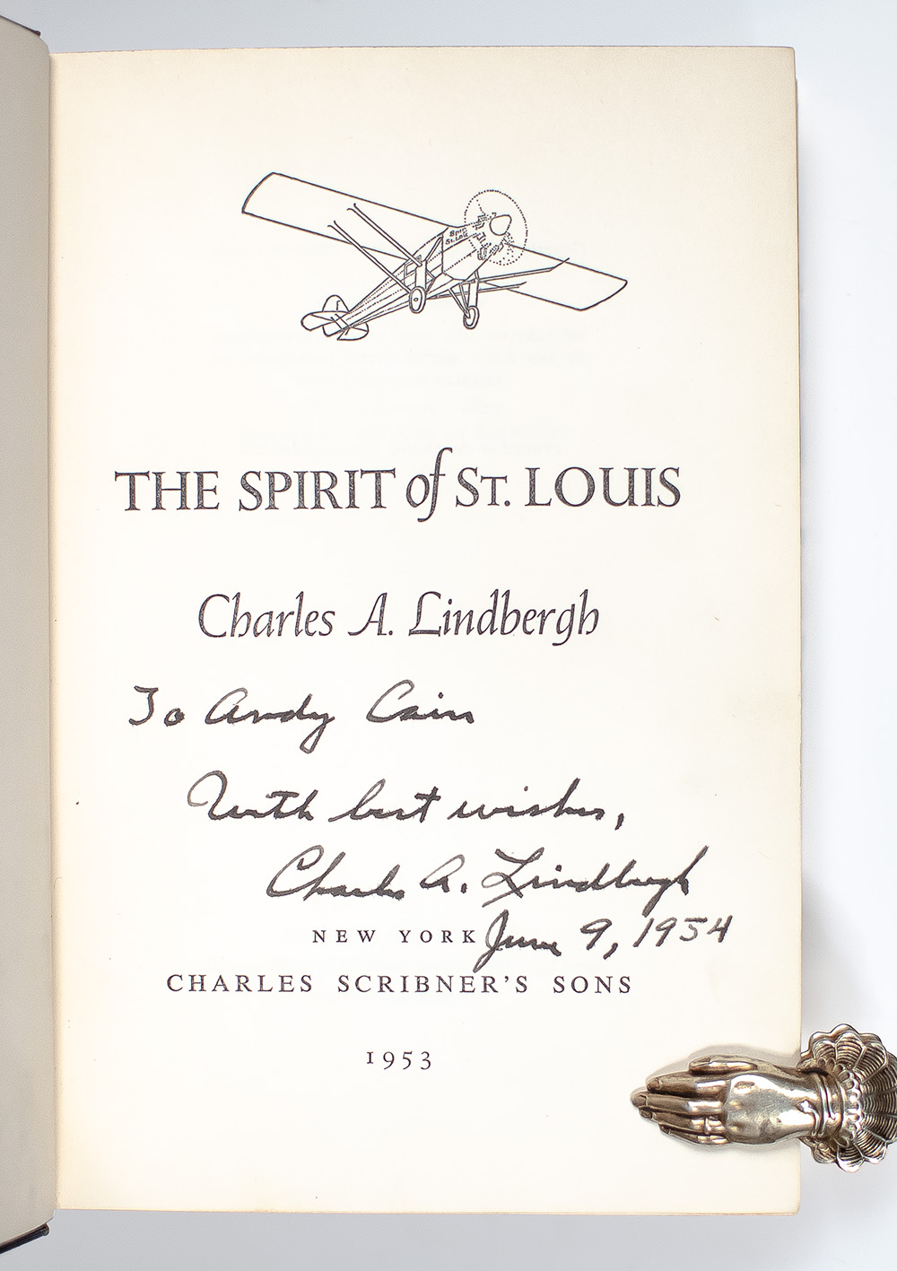 The Spirit of St. Louis.