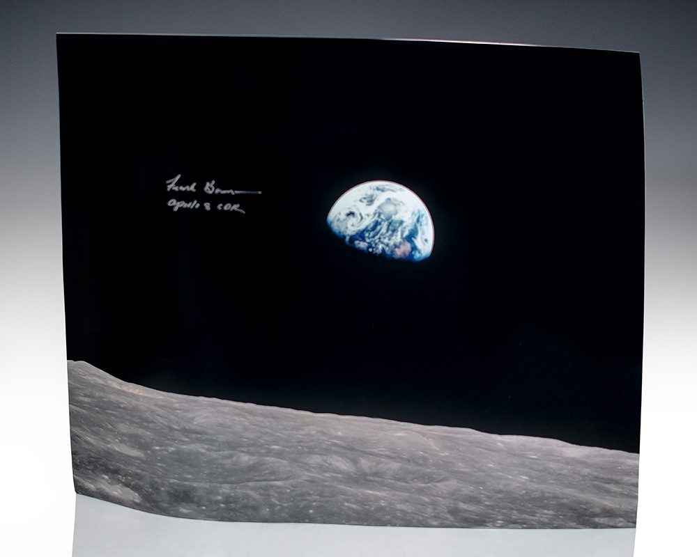 Frank Borman ‘Earthrise’ Photograph Signed.