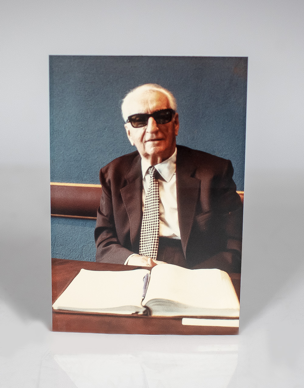 Enzo Ferrari Typed Note Signed.