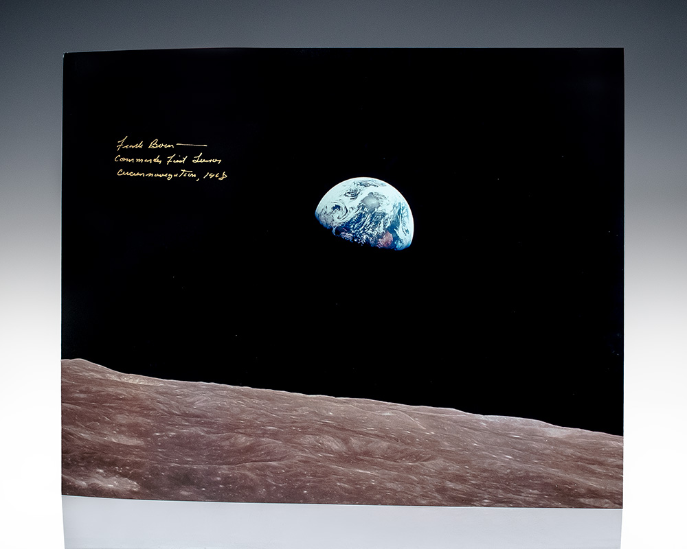 Frank Borman ‘Earthrise’ Photograph Signed.