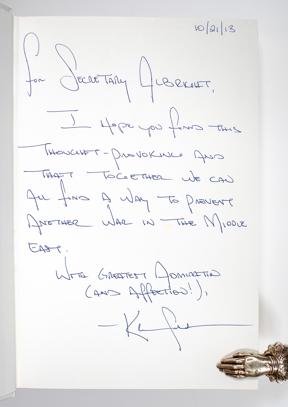 Unthinkable: Iran, the Bomb, and American Strategy.