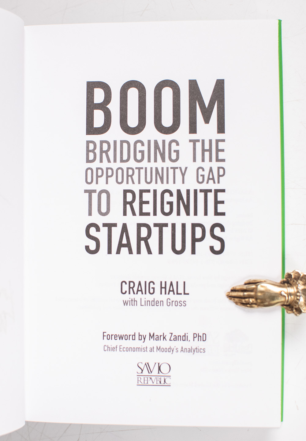 Boom: Bridging the Opportunity Gap to Reignite Startups.