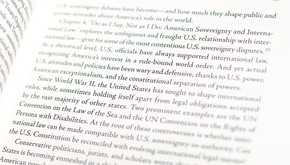 The Sovereignty Wars: Reconciling America with the World.