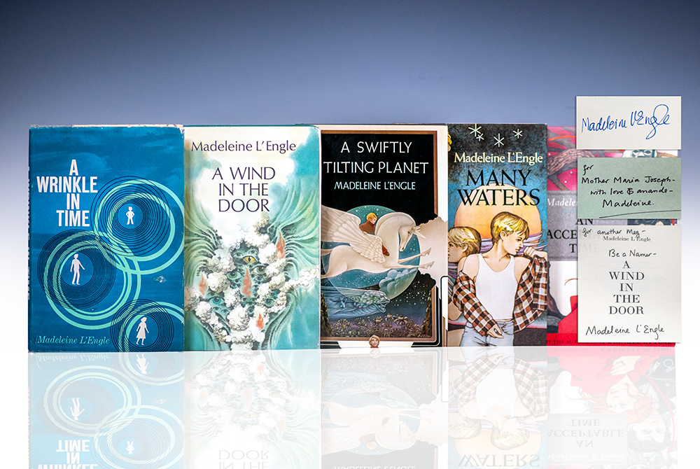 Collection of Madeleine L’Engle’s Time Quintet books