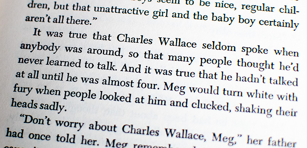 The Wrinkle in Time Quintet: A Wrinkle in Time, A Wind In The Door, A Swiftly Tilting Planet, Many Waters, An Acceptable Time.