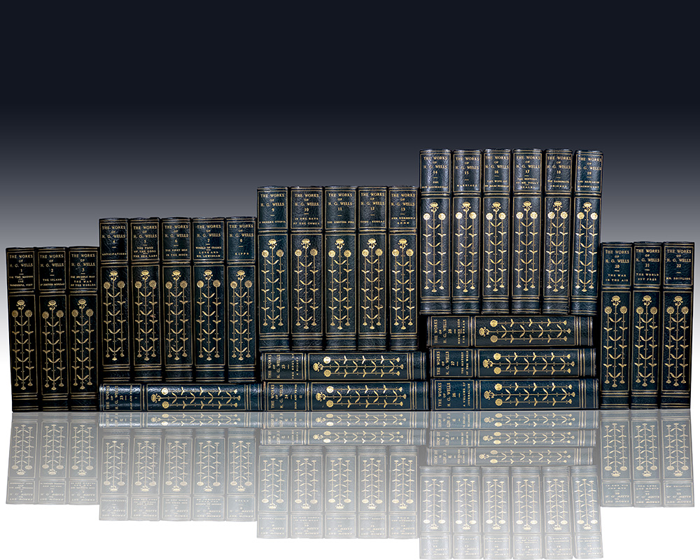 The Works of H.G. Wells Including [The Time Machine, The Island of Doctor Moreau, The Invisible Man, The War of the Worlds, Etc].