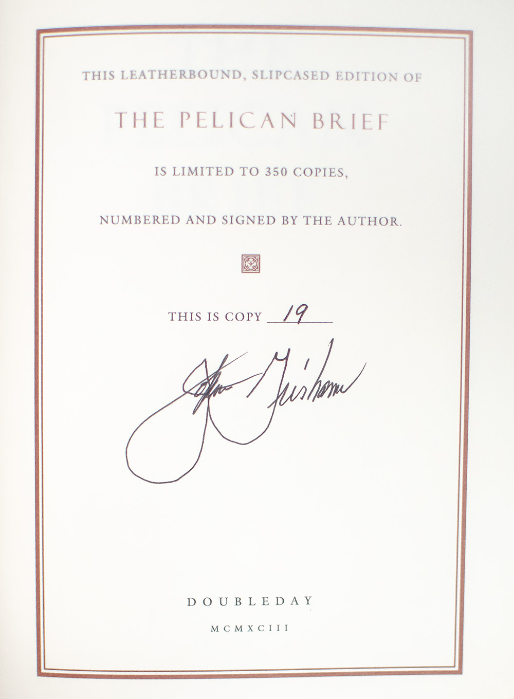 The Pelican Brief.