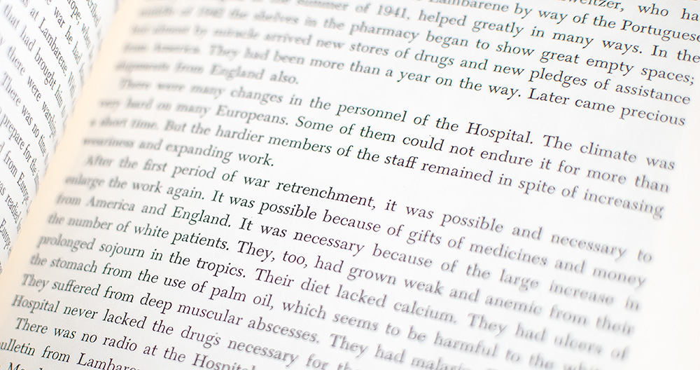 The Africa of Albert Schweitzer.