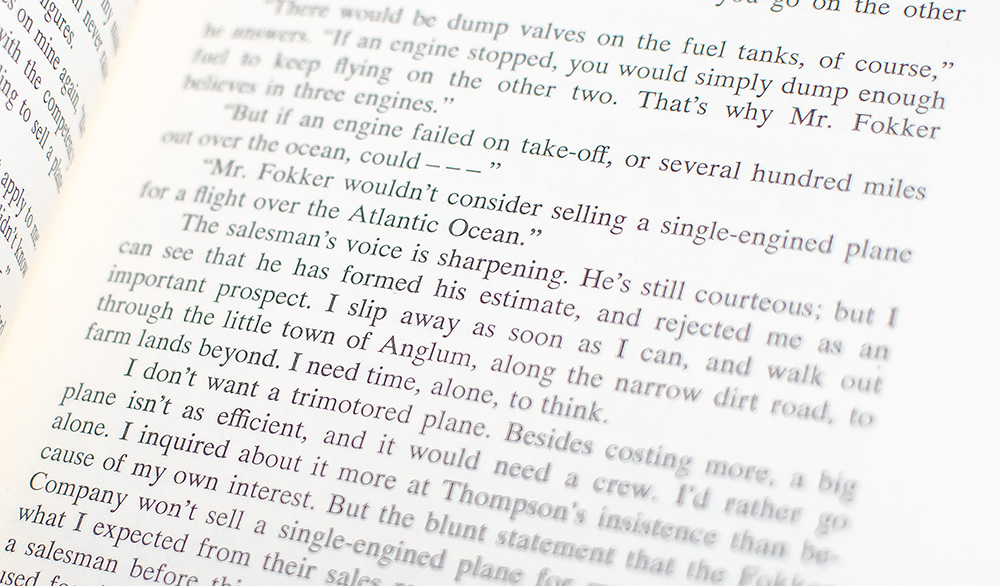 The Spirit of St. Louis.