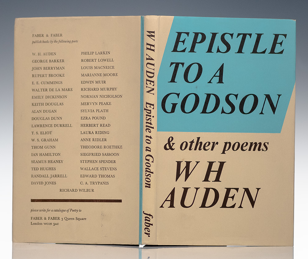 Epistle To A Godson & Other Poems.