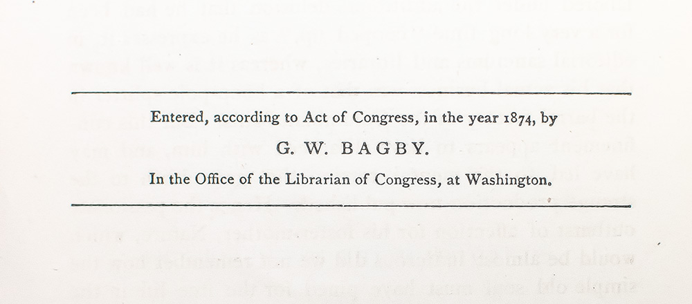 For Virginians Only: What I Did With My Fifty Millions.