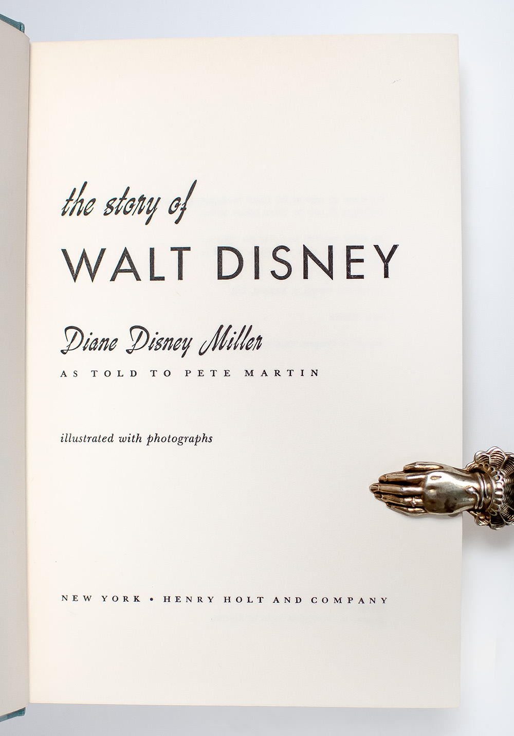 The Story of Walt Disney.