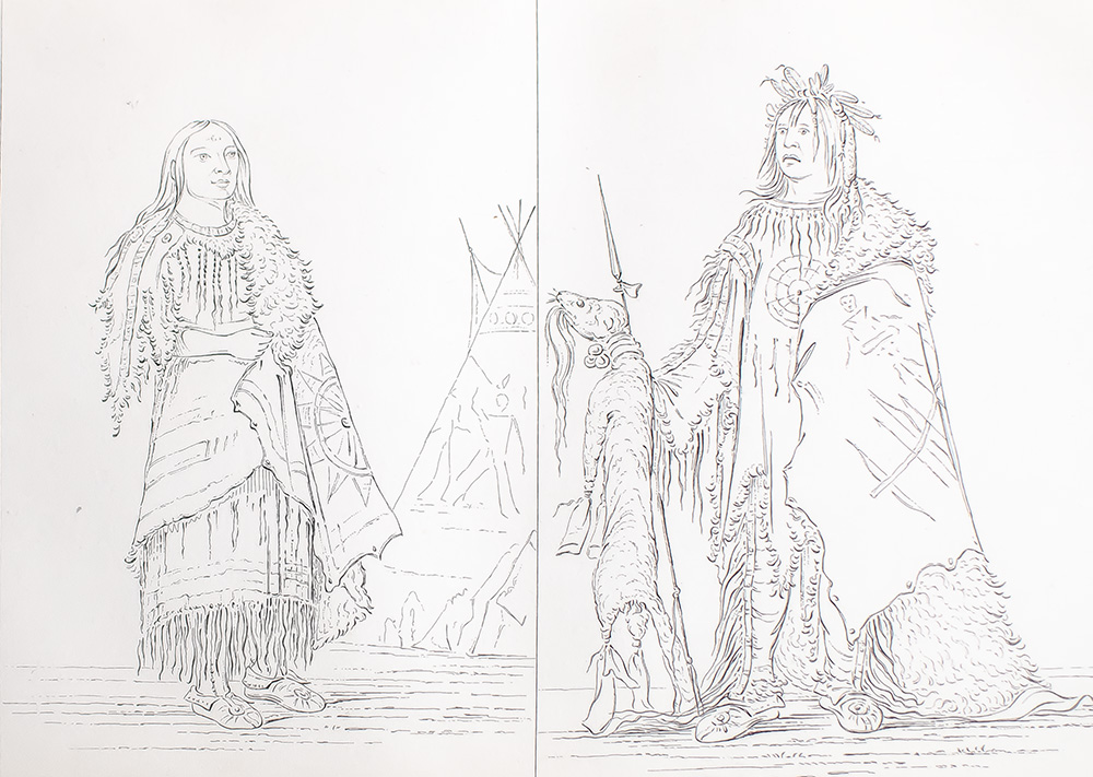 North American Indians: Being Letters and Notes on Their Manners, Customs, and Conditions, Written During Eight Years' Travel Amongst the Wildest Tribes of Indians in North America, 1832-1839.