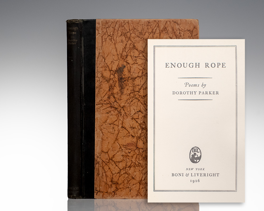 Enough Rope: Poems.