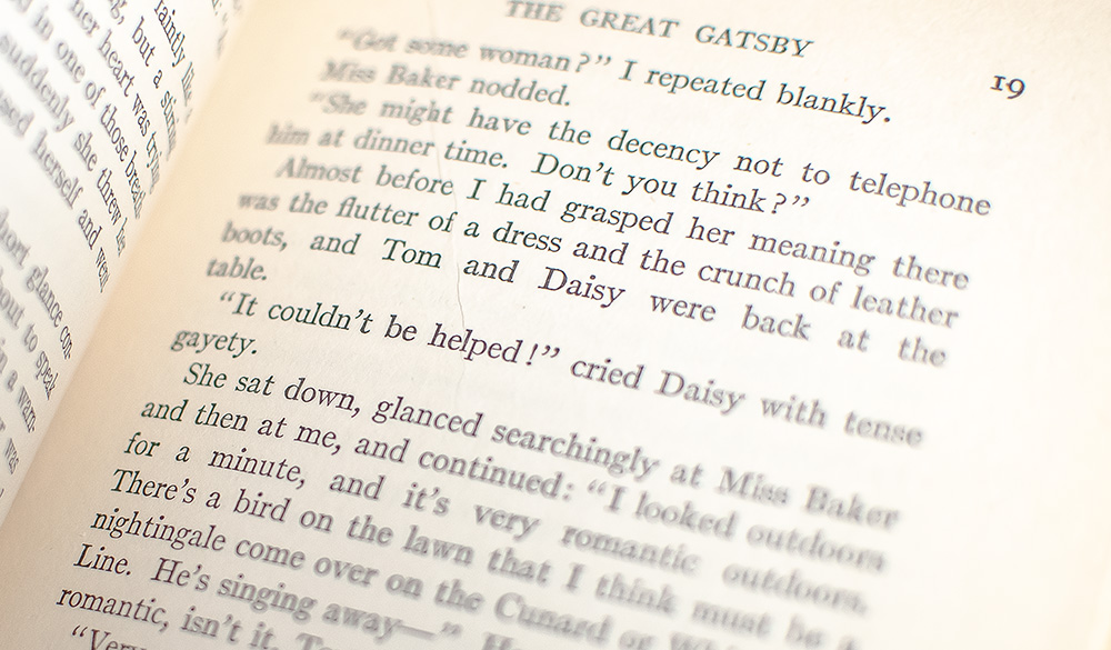 The Great Gatsby.