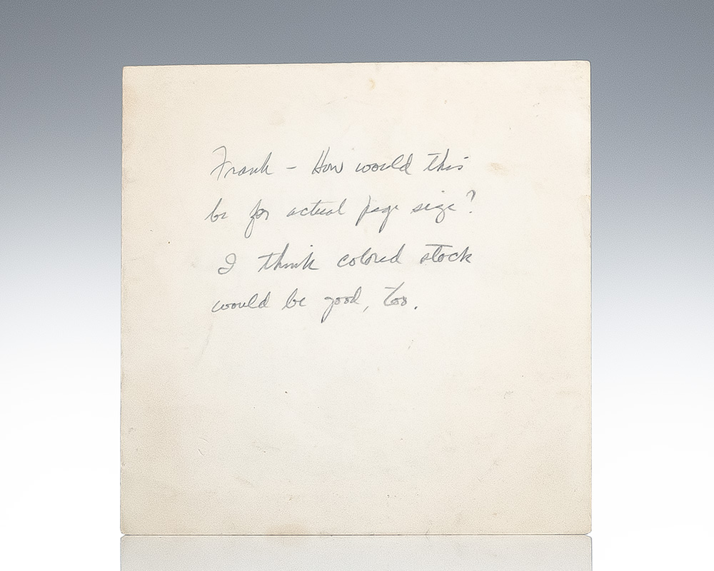 Charles Schulz Peanuts Manuscript Mock-Up, Signed With Original Snoopy Drawing.