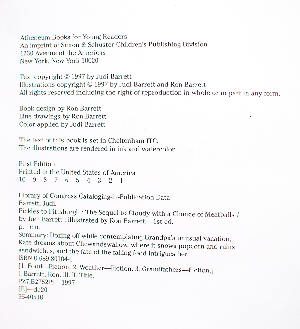 Pickles to Pittsburgh: The Sequel to Cloudy With a Chance of Meatballs.