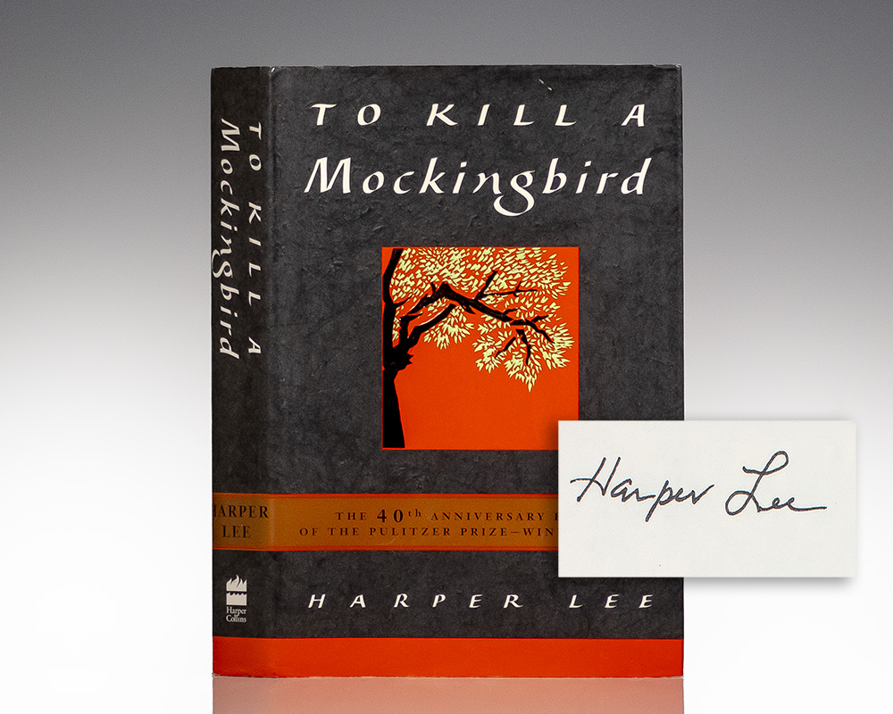 To Kill A Mockingbird.