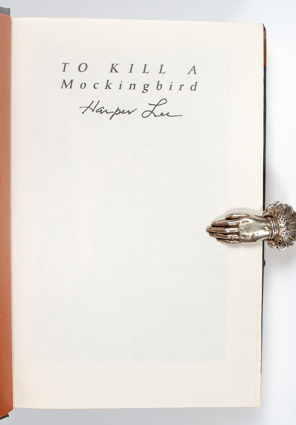 To Kill A Mockingbird.