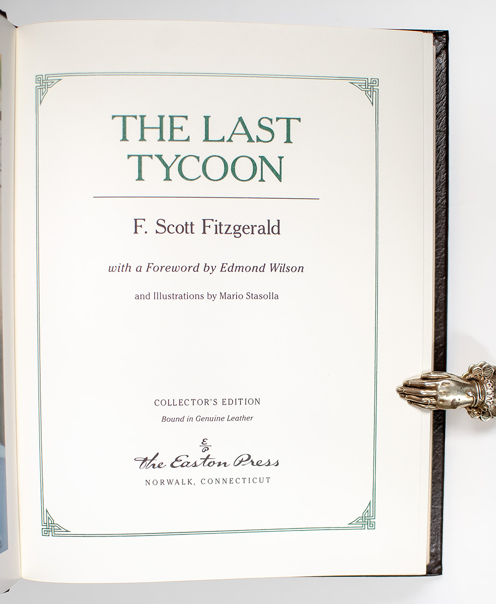 F. Scott Fitzgerald Easton Press Collector's Edition Set. Including: The Great Gatsby, Beautiful and Damned, Babylon Revisited, Last Tycoon, Tales of the Jazz Age, This Side of Paradise, Tender is the Night