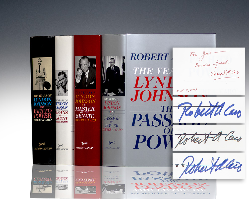The Years of Lyndon Johnson: The Path To Power, Means of Ascent, Master of the Senate, The Passage of Power.