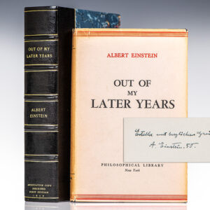 Out of my Later Years