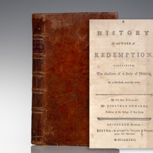 A History of the Work of Redemption.