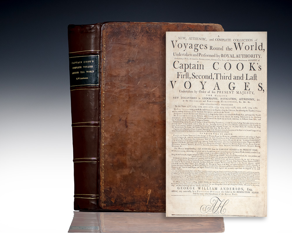 A New, Authentic, and Complete Edition of Voyages Round the World, Undertaken and Performed by Royal Authority. Captain Cook’s First, Second, Third and Last Voyages.