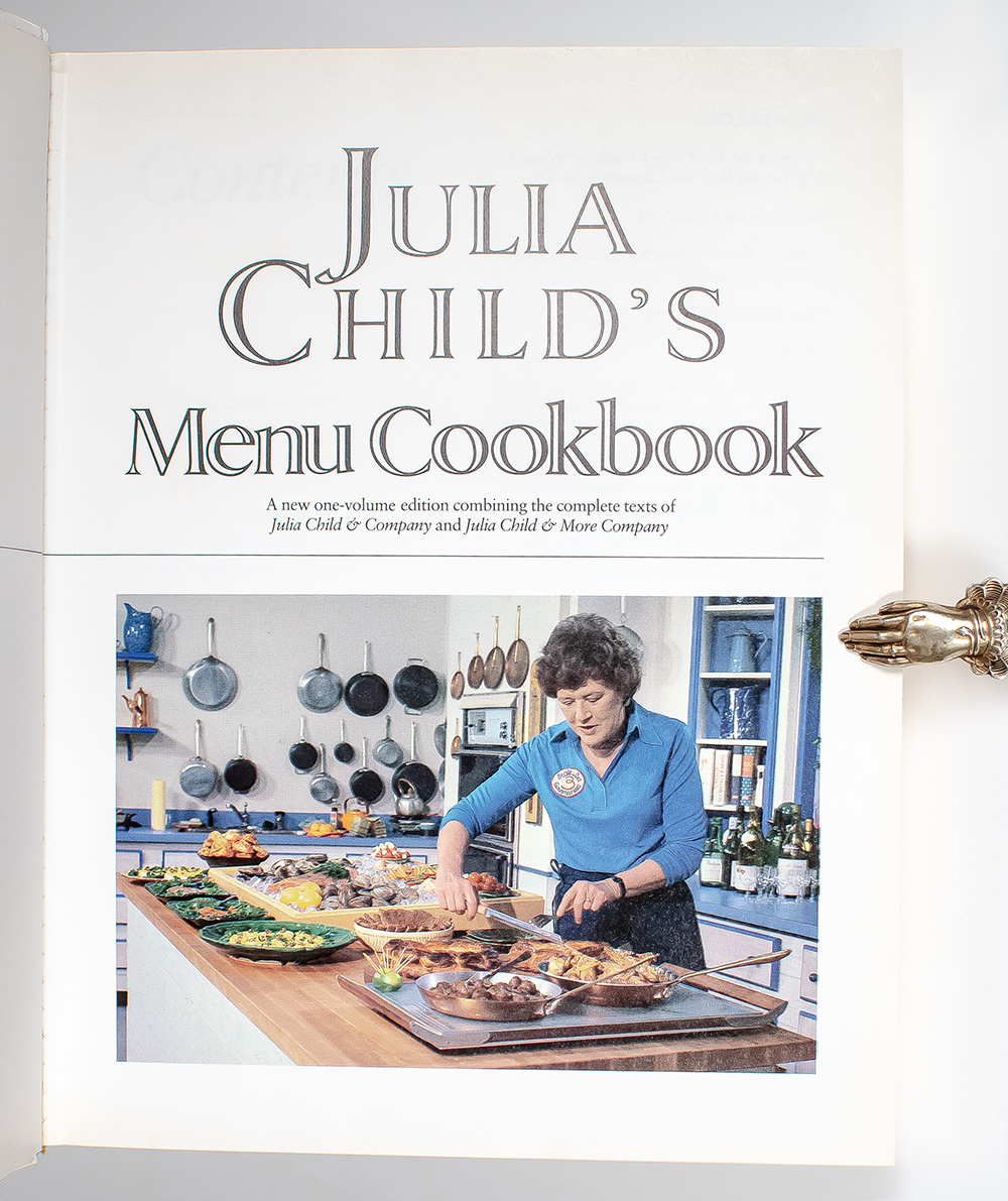 Julia Child's Menu Cookbook.