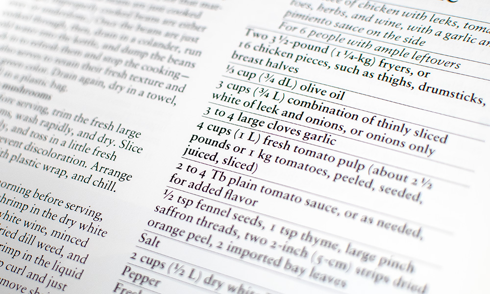 Julia Child's Menu Cookbook.