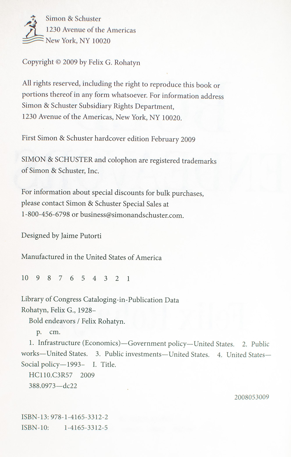 Bold Endeavors: How Our Government Built America, and Why It Must Rebuild Now.