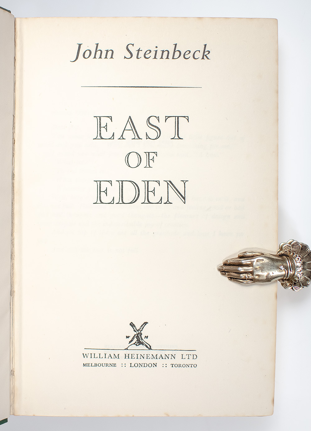 East of Eden.