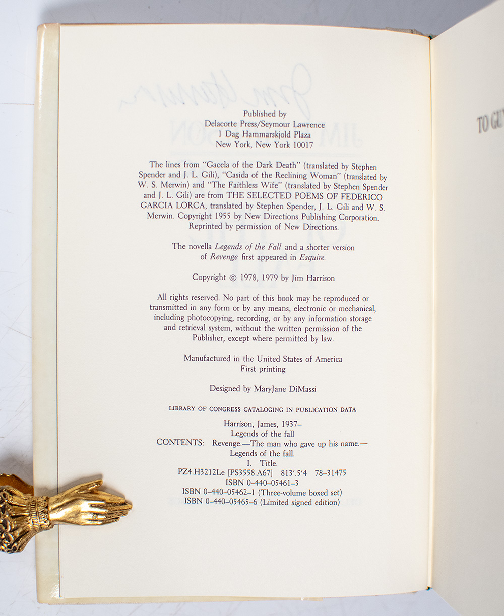 Legends of the Fall.