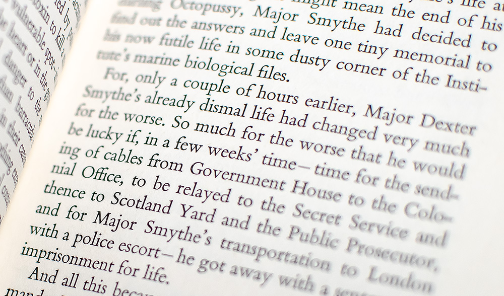 Octopussy and the Living Daylights.